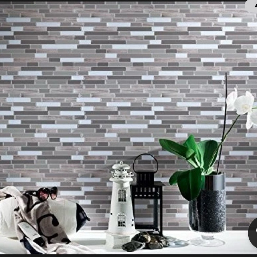 10 Pck 12x12 Peel and Stick Backsplash Kitchen Bathroom Mosaic Tiles Wall Decor